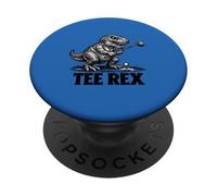 Tee Rex Funny Dinosaur Golf Player Pun Fathers Day Dad PopSockets Adhesive PopGrip