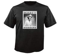 Tee Shirt Adult Unisex Country Music Legend Marty Robbins Cotton Mens T Shirt Size M Black