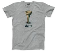 Tee Shirt Golf - Mens T-Shirt - Golfer Golfing Birthday Christmas L Grey