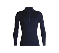 Tee shirt Icebreaker M 260 Oasis LS Half Zip (DARK BLUE) Men