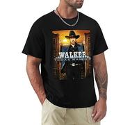 Tee Shirt New Adult Cotton Chuck Norris Walker Texas Ranger T Shirt Black 3XL