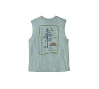 Tee shirt Patagonia W's Clean Climb Roots Boxy Organic Tank (Thermal Blue) Woman