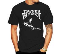 Tee Shirt Vintage Townes Van Zandt T Shirt Country Pancho and Lefty Our Reprint L Black
