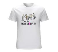 Tee Shirts The Interrupters 2019 Men's Game Baseball T-Shirt White3XL White 3XL