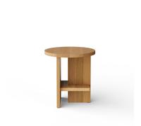 Tee Side Table Round Oak