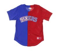 TEE Split Mesh Button Front Phi76E L