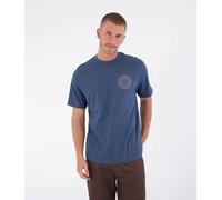 Hurley Printing Press Cordob Short Sleeve T-shirt Blue S Men