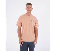 Hurley Printing Press Evy Short Sleeve T-shirt Orange S Men
