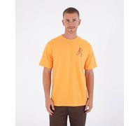 Hurley Printing Press Icon Flamingue Short Sleeve T-shirt Yellow L Men