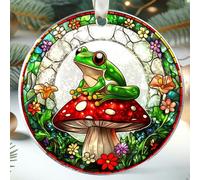 TEEBIM Frog Ornament - Frog Gifts for Lovers, Girls, Women, Men - Cute Animals Ornaments for Christmas Tree, Frogs Ornaments for Tree - Acrylic Christmas Xmas Hanging Ornament 2025