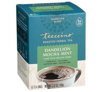 Teeccino - Chicory Herbal Tea Caffeine Free Dandelion Mocha Mint - 10 Tea Bags