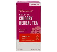 Teeccino Pumpkin Spice Herbal Tea - Rich & Roasted Autumn Harvest Tea That’S Caffeine Free & Prebiotic for Delicious Comfort, 25 Tea Bags (25 Count (Pack of 1) )