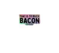Teegarb Letter Blanket Funny Bacon Enthusiasts Sarcastic Breakfast Pork Women Men Humorous Bacon 5