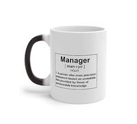 Teegarb Letter Blanket Novelty Manager Meaning Supervisor Director Managing Color Changing Mug 11oz