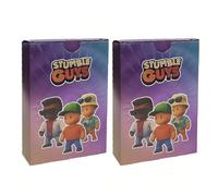Teegxddy Pack of 110 Stumble Guys Trading Cards - Colour Version (2 Boxes) | Rare Anime Trading Cards | Birthday Gift for Gamers & Anime Fans