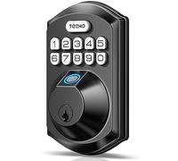 TEEHO TE002 Keyless Entry Deadbolt - Electronic Keypad Door Lock - Easy Matte Black Installation