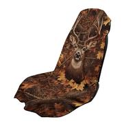 teeinprint Camo Hunting Deer Car Sweat Towel Seat Cover Breathable Washable Sweat Towel for Gym Workout Running Swimming Beach Hiking Non-Slip Auto Seat Protector Front Seat Only