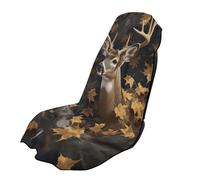 teeinprint Camo Hunting Deer Towel Seat Cover for Car Waterproof Front Seats Protector Cover Universal Auto Seat Towel Cover After Gym Beach Travel Sport