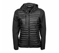 Teejays Womens/Ladies Hooded Crossover Jacket BC3837