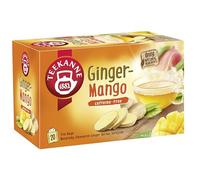Teekanne Ginger & Mango Herbal Infusion, 20 Tea Bags | With Fennel, Rooibos, Black Pepper, Carefully selected ingredients, Everyday enjoyment