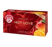 Teekanne HOT LOVE Mango Chili Rosehip Hibiscus Apple Fruit Flavored Tea Infusion 20 Teabags