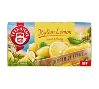 Teekanne Italian Lemon All Natural Fruit Flavored Infusion Tea with Rosehip and Honey 20 Teabags