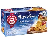 Teekanne Magic Winter Flavoured Fruit Tea - Seasonal Fruit Infusion with Hibiscus, Apple, Cinnamon, Rosehip, Speculoos, Orange Peel & Cloves - 20 Tea Bags