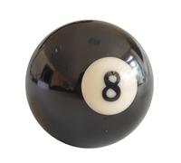 Teekerwan Billiard #8 Ball Standard Regulation Size 2-1/4, Regulation Size Billiard #8 Pool Ball Replacement Eight Ball OR Standard Billiard Pool Cue Ball Replacement Ball (2-1/4)