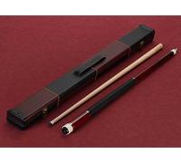 Teekerwang Wine Red, Gray, Classic Canadian Maple Pool Cue Stick, Cow Leather Wrap, 58" 19 20oz 12.5mm Tip, Pro Billiard Cue,for Adults/Beginner/Pro Player. (Wine Red(with case) Cowhide)