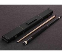 Teekerwang Wine Red, Gray, Classic Canadian Maple Pool Cue Stick, Cow Leather Wrap, 58" 19 20oz 12.5mm Tip, Pro Billiard Cue,for Adults/Beginner/Pro Player. (Grey(with case) Matte Polymer Wrap)