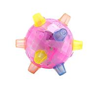 TEEKU Baby Music Shake Dancing Move And Crawl Sensory Toys For Kids Flashing Bouncing Educational Toys (Hot Pink, One Size)