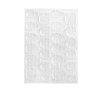 TEEKU Double Adhesive Nail Stickers Gel On Sticky Tabs Glue Set for Beginners (Clear, One Size)
