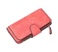 TEEKU Fashion Women Wallet Leather Clutch Card Holder Purse Lady Long Handbag Multi Buckle Woman Cards Tech (G, One Size)