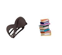 TEEKU Flat Hair Clips For Women Thick Thin French Billed Strong Hold Barrettes Barrette (1*Coffee+1*Orange, 1*One Size+1*One Size)