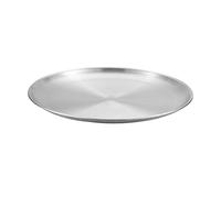 TEEKU Pizza Pan Set Stainless Round Baking Pans Tray for Pie Cake Cookie Duty Oven Toaster Nonstick (Silver, F)