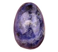 TEEKU Polished Stone Egg for Easter Day/Pocket/Worry Enegry Display Sphere Figurine Fengshui Green Christmas Ornament (Y, One Size)