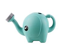 TEEKU Small Elephant Watering Can Blue Pink Cartoon Children Watering Can 1.5 Liters 2.5 Liters Watering Pot Gardening Tool Shower Japanese Cleaning Gadgets (B, One Size)