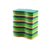 TEEKU Thickened Wood Pulp Cotton Dishwashing Sponge Wipe Is Not Easy To Oil Double Sided Household Rag Kitchen Cleaning Dishcloth Serving Spoons Antique (A, One Size)