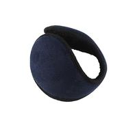 TEEKU Unisex Ear Warmer Adjustable Behind The Head Ultra Soft Ear Noise Canceling Earmuff (Dark Blue, One Size)