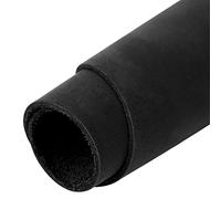 TeeLiy Leather Sheets 8x11 inches, Black Waterproof, Full Grain Cowhide, Solid Pattern, 2.0-2.2mm Thick, 3.5oz, Crafting, Tooling, Sewing, Earring, Hobby