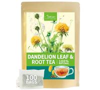 TeeLux Dandelion Leaf & Root Tea Bags 100 Count, Vegan, Rich Flavor, Premium Dandelion Tea, Natural Caffeine Free Herbal Tea