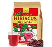 TeeLux Hibiscus Tea Loose Leaf 454g, Vegan, Pure Natural Hibiscus Flowers, Caffeine Free, Tart Fragrant Herbal Tea