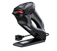 TEEMI Bluetooth 5.0 Barcode Scanner with Wall Mountable USB Cradle and Receiver for iOS Android Windows Devices, Scan 1D 2D QR Barcodes on Paper and Screen