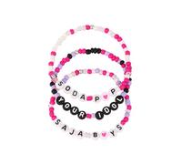 Teemotutu Anime Y2K Beaded BFF Bracelet Set for Women - Stackable Concert & Halloween Friendship Bracelets, Cute Anime Merch Gifts, One Size, polymer clay, on