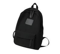 Teen Backpack School Backpack High School Rucksack Bag School Bags for Teenage Girls Big Backpack for School Backpacks Women Teen Girls Plain College Teenager Back to School Bag Secondary School Nero