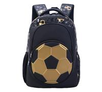 Teen Boy Backpack - Durable Study Backpack, Soccer Kit Bag, Multi Use School Bag for Secondary Learners, Travel Area for Books, Clothing Chair Shoes, Electronic Devices Outdoors, gold, Siehe