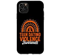Teen Dating Violence Awareness Orange Ribbon Boho Rainbow Case for iPhone 11 Pro Max