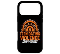Teen Dating Violence Awareness Orange Ribbon Boho Rainbow Case for iPhone 17 Pro Max