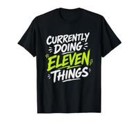Teen Doing Eleven Things Once Loving Multitask T-Shirt