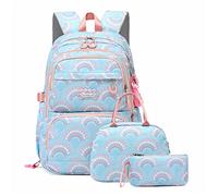 Teen Girls 3Pcs Backpack Set Kids Elementary School Bag Primary Book Bags for Boys Girls